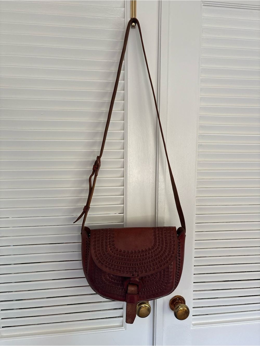Mexican Handmade Leather Cross-body Bag
